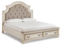Barnwell King Panel Storage Bed and Dresser