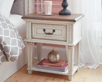 Barnwell Nightstand in Chipped White
