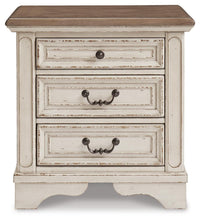 Barnwell King Sleigh Bed with Dresser Mirror and Nightstand