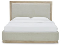 Halyard King Upholstered Bed in Bisque