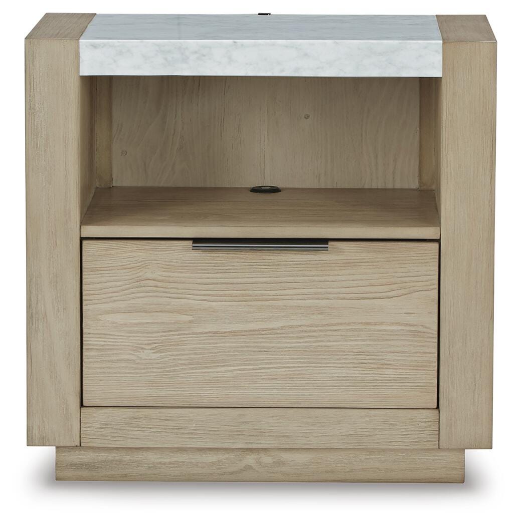 Halyard Nightstand in Bisque