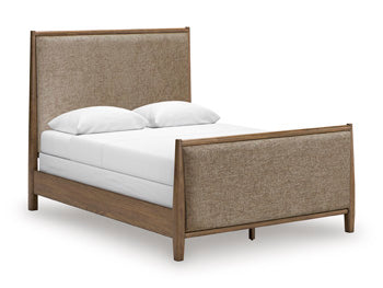 Roanhowe Queen Upholstered Headboard/Footboard/Roll Slats