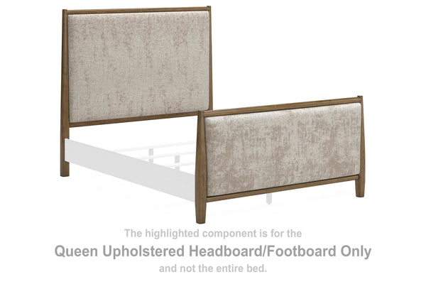 Roanhowe Queen Upholstered Headboard/Footboard