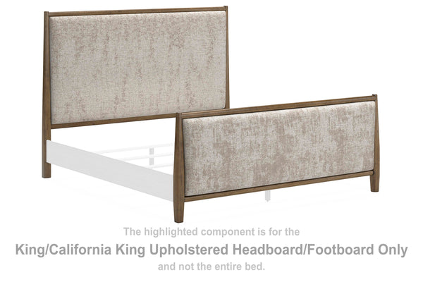 Roanhowe King/California King Upholstered Headboard/Footboard