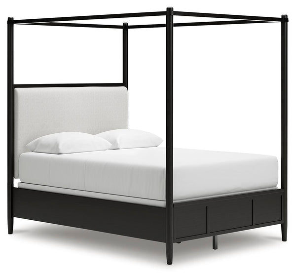 Portdown Queen Upholstered Canopy Bed