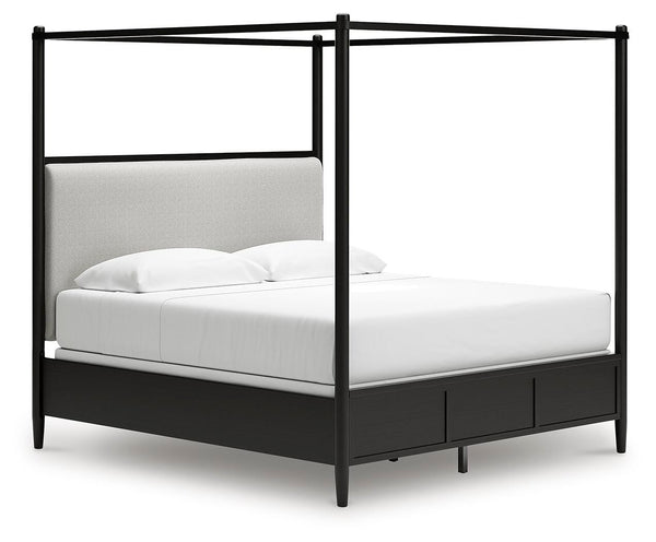 Portdown King Upholstered Canopy Bed