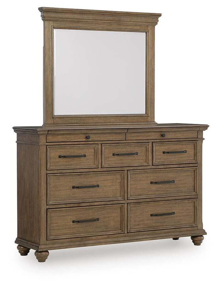 Ashcombe Cross Dresser and Mirror