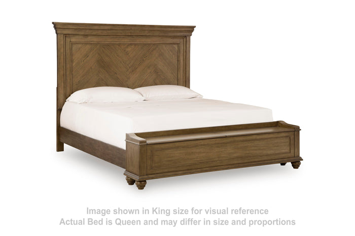 Ashcombe Cross Queen Panel Storage Bed