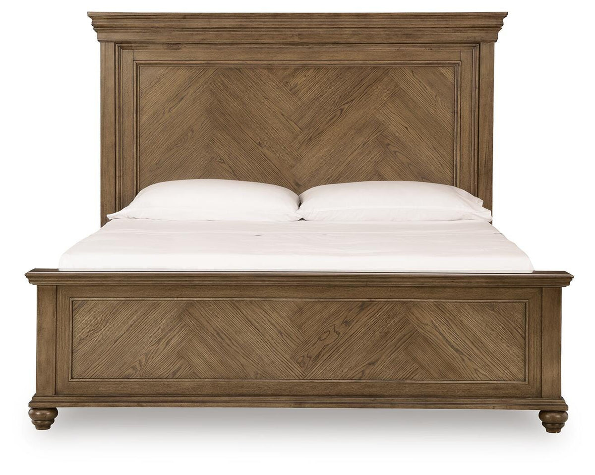 Ashcombe Cross King Panel Bed