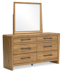 Harrow Queen Panel Bed with Dresser and Mirror
