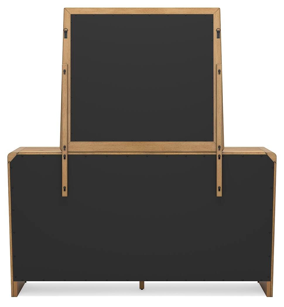 Harrow Queen Panel Bed with Dresser and Mirror