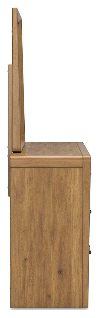 Harrow Queen Panel Bed with Dresser and Mirror