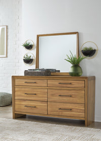 Harrow Queen Panel Bed with Dresser and Mirror