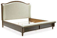Ashcombe Vale King Upholstered Panel Bed II