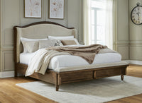 Ashcombe Vale King Upholstered Panel Bed II