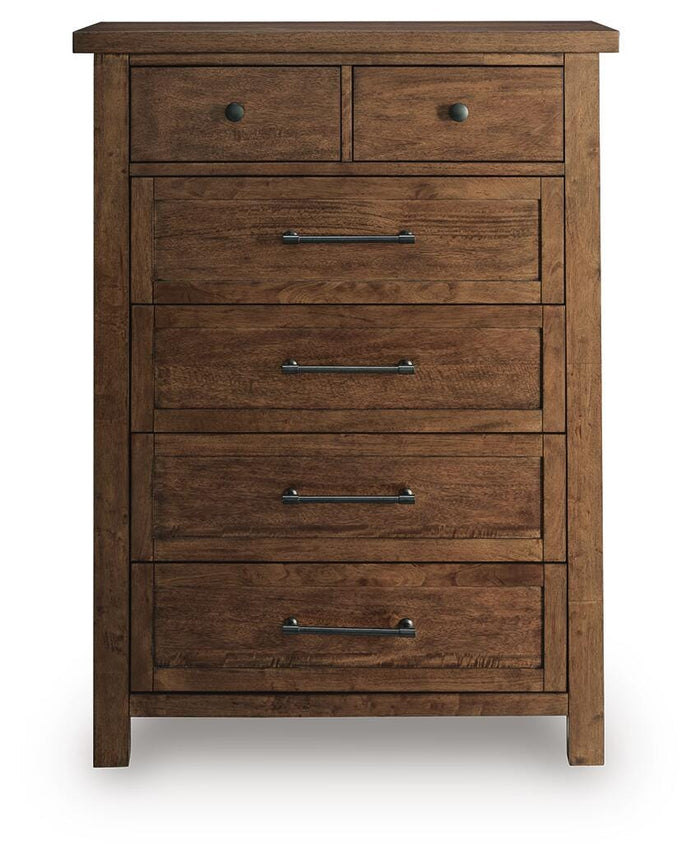 Wexford Chest of Drawers in Warm Brown