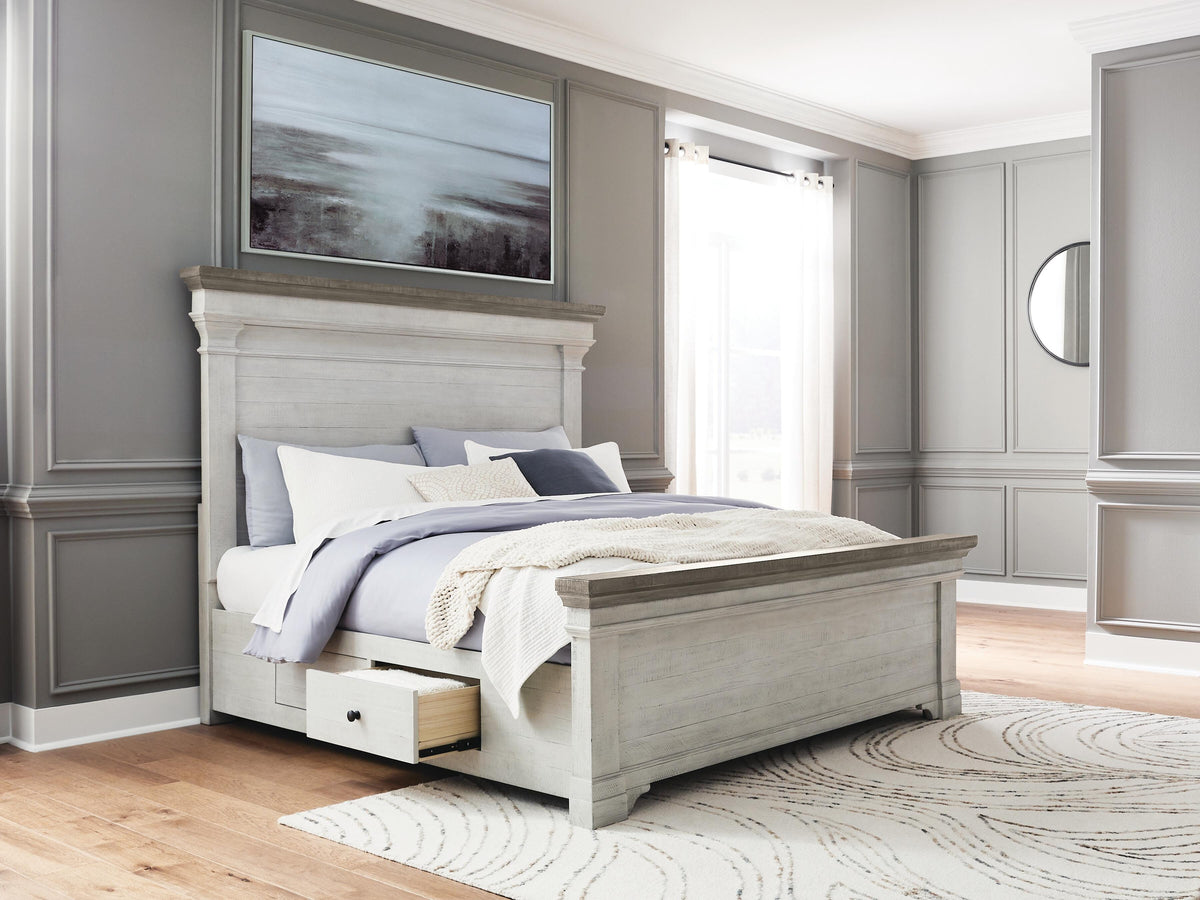 Millbrook Queen Panel Storage Bed
