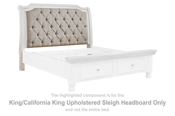 Havalance King/California King Upholstered Sleigh Headboard