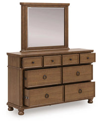 Hollis Dresser and Mirror in Brown