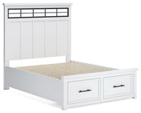 Wategos Queen Panel Storage Bed