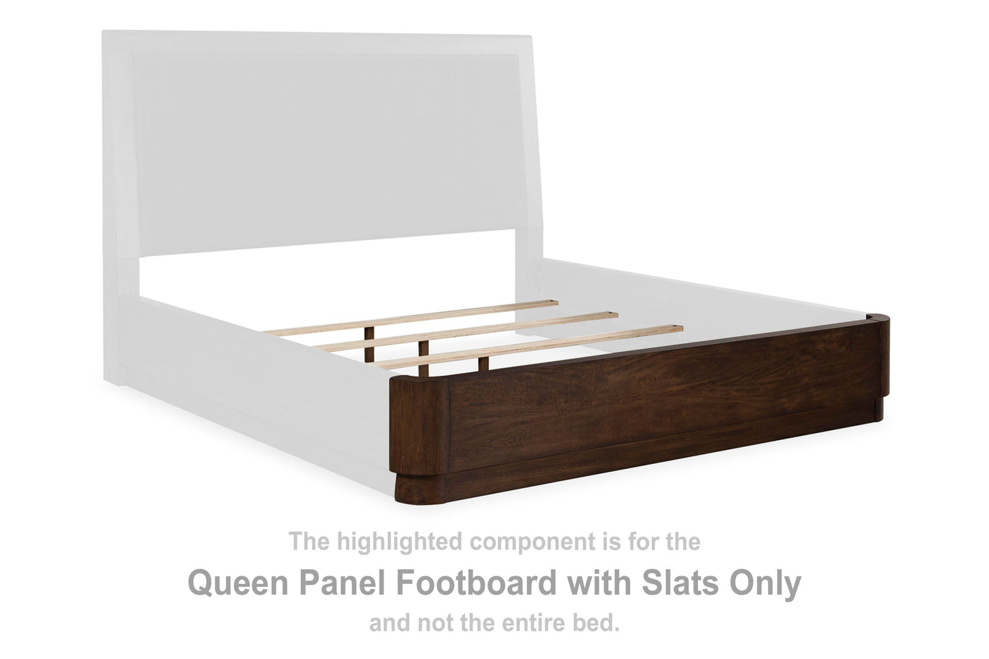 Dilenno Queen Panel Footboard with Slats