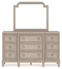 Ashfield Dresser and Mirror in Light Grayish Brown