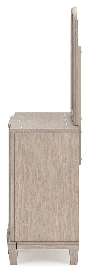 Ashfield Dresser and Mirror in Light Grayish Brown