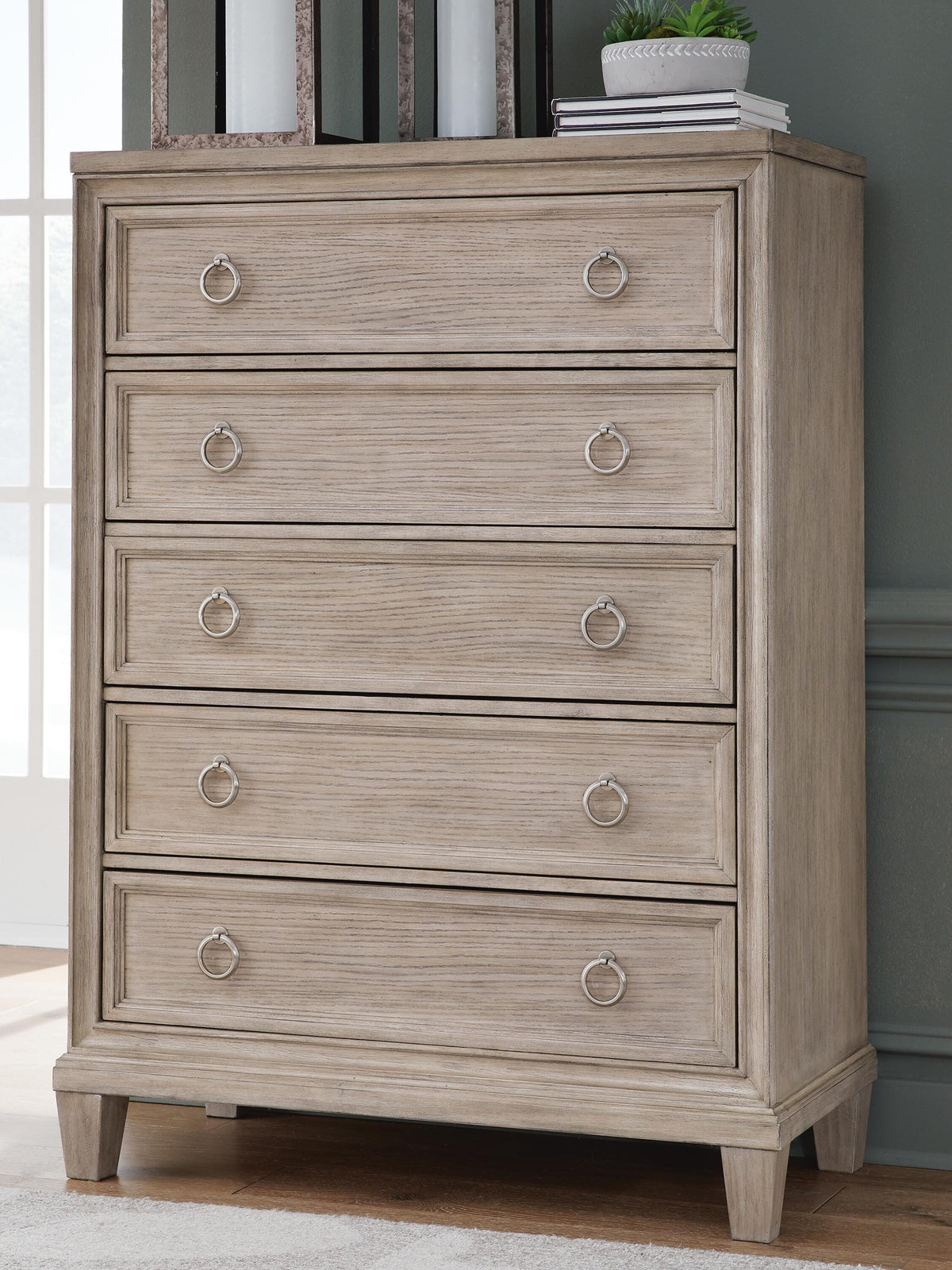 Ashfield Chest of Drawers in Light Grayish Brown