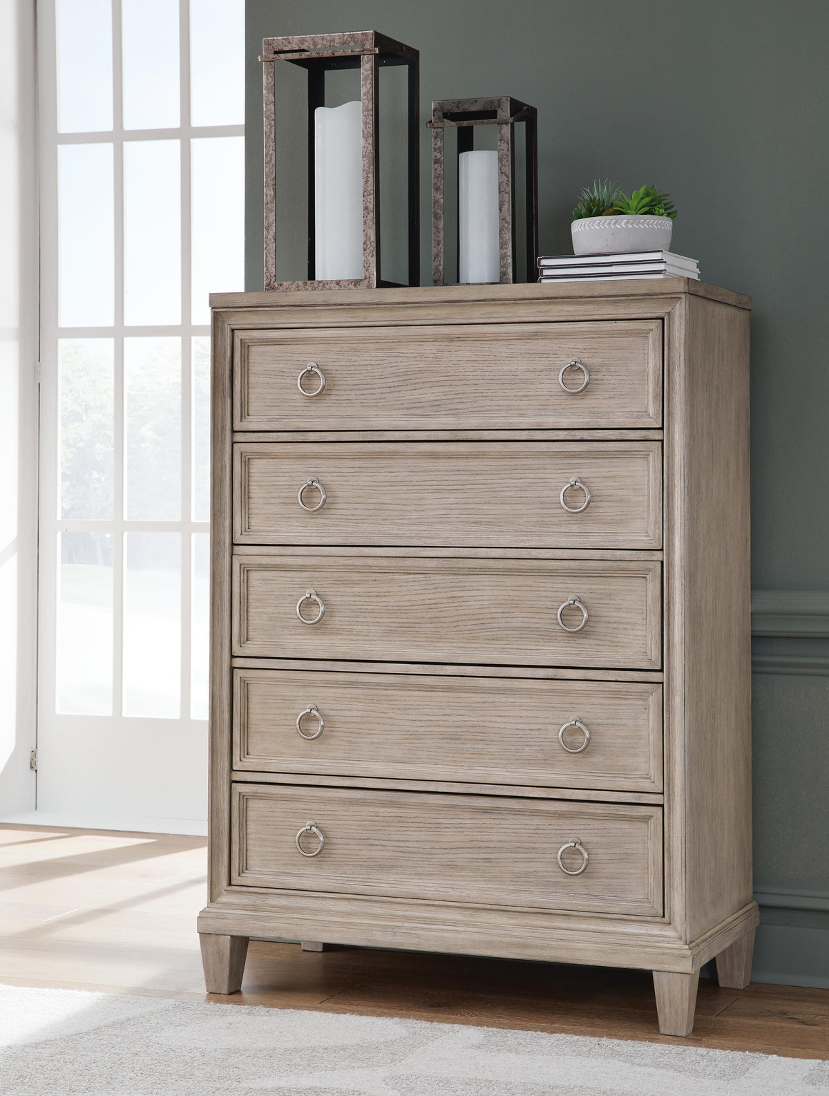Ashfield Chest of Drawers in Light Grayish Brown