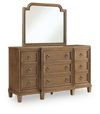 Ashfield Dresser and Mirror in Brown