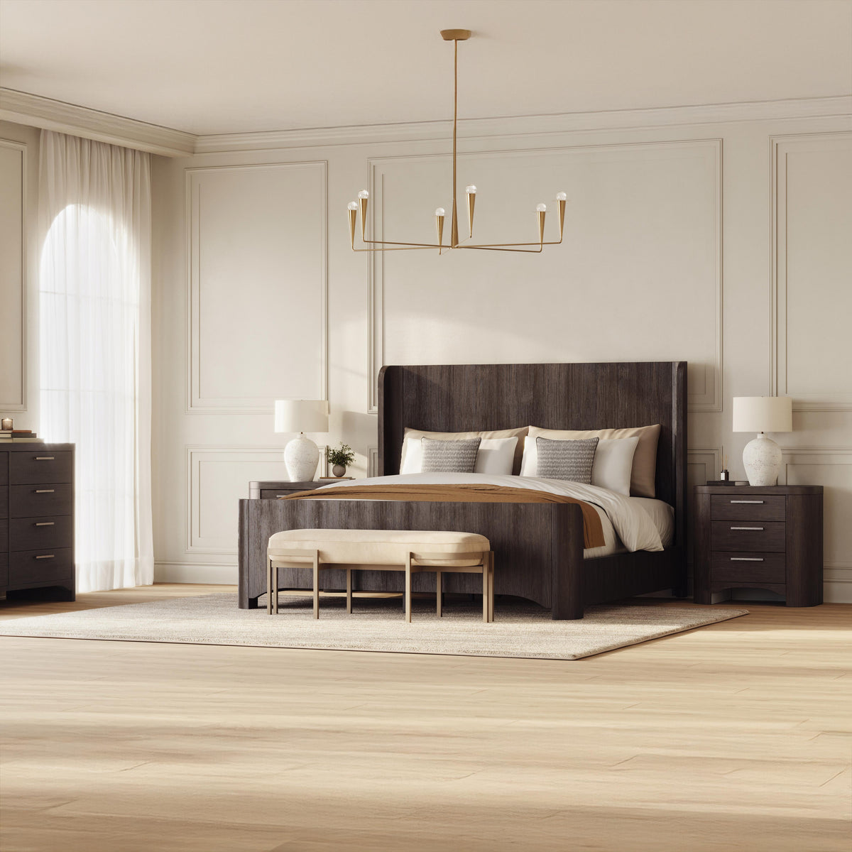 Solenne Queen Panel Bed
