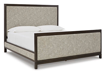 Burkhaus King Upholstered Panel Headboard