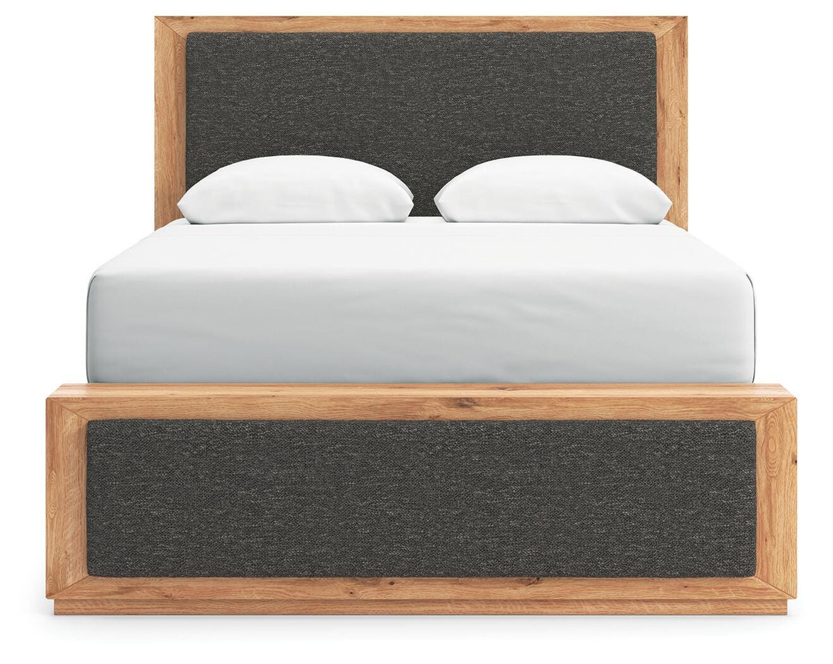 Solerno Queen Upholstered Panel Bed