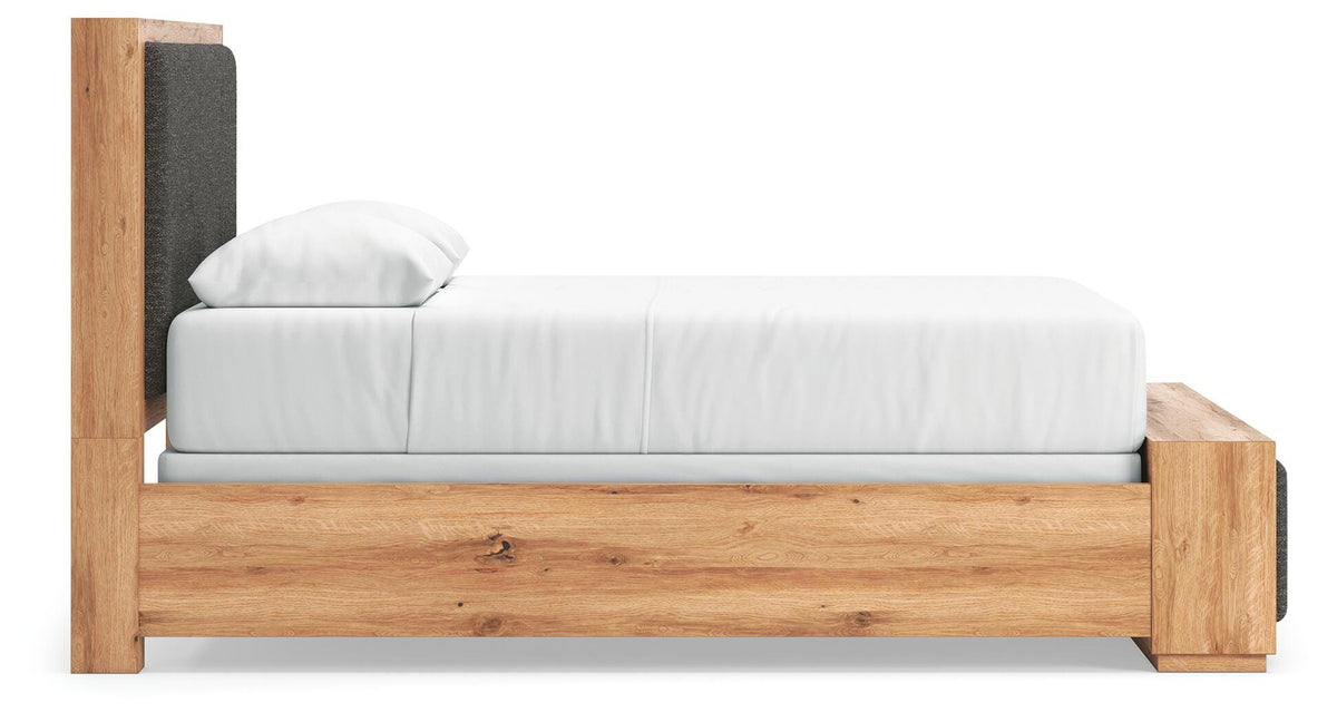 Solerno Queen Upholstered Panel Bed