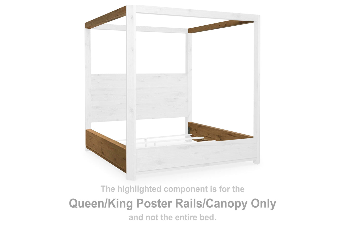 Bracken Queen/King Poster Rails/Canopy