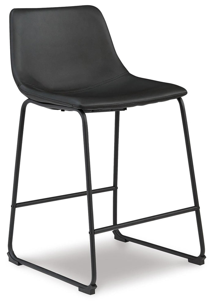 Draymont Counter Height Bar Stool in Black