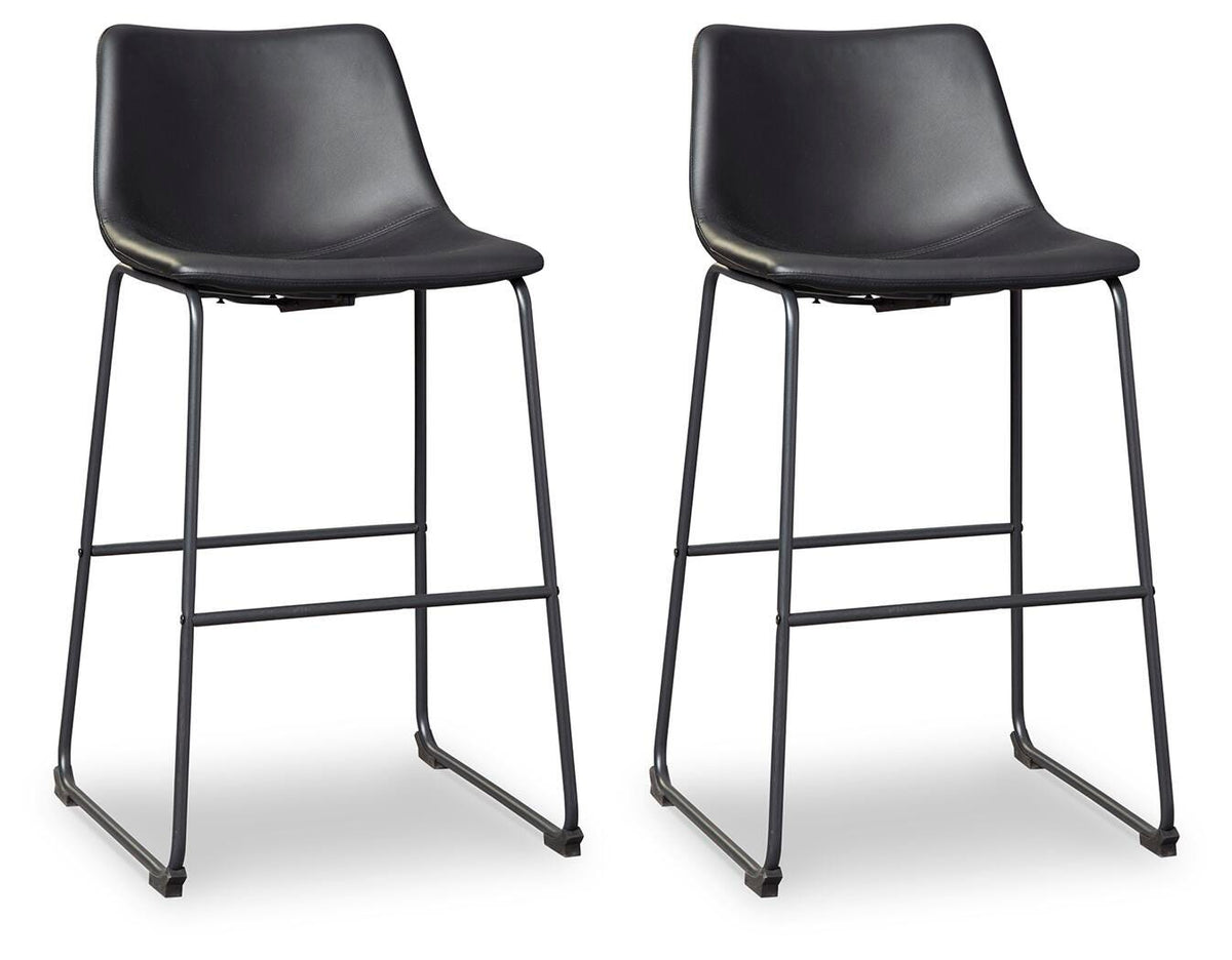 Draymont Pub Height Bar Stool in Black