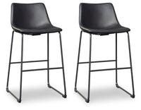 Draymont Pub Height Bar Stool in Black