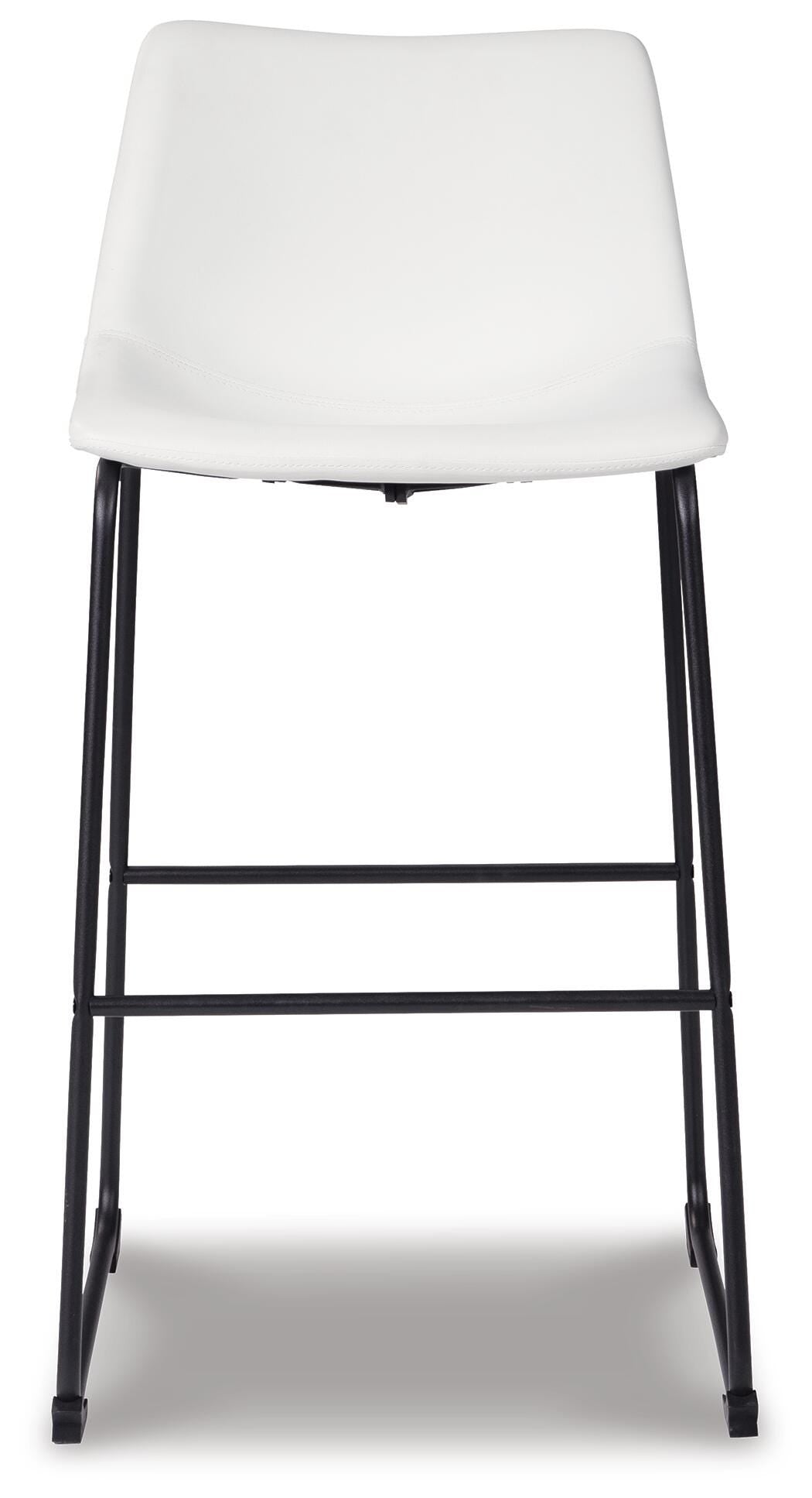 Draymont Pub Height Bar Stool in White