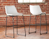 Draymont Pub Height Bar Stool in White