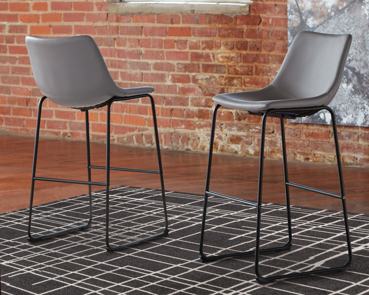 Draymont Pub Height Bar Stool in Gray