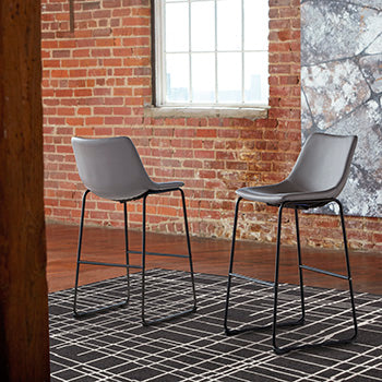 Draymont Pub Height Bar Stool in Gray