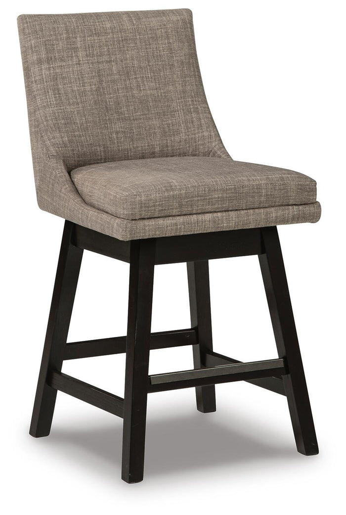 Larke Counter Height Bar Stool in Light Gray