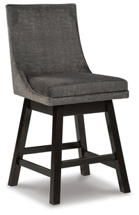 Larke Counter Height Bar Stool in Dark Gray