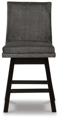 Larke Counter Height Bar Stool in Dark Gray