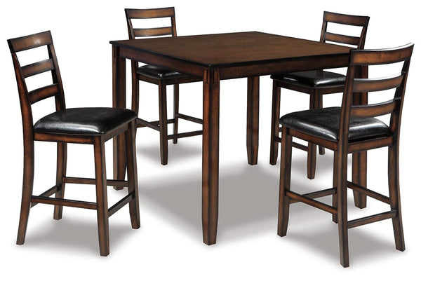 Coviar Counter Height Dining Table and Bar Stools (Set of 5)