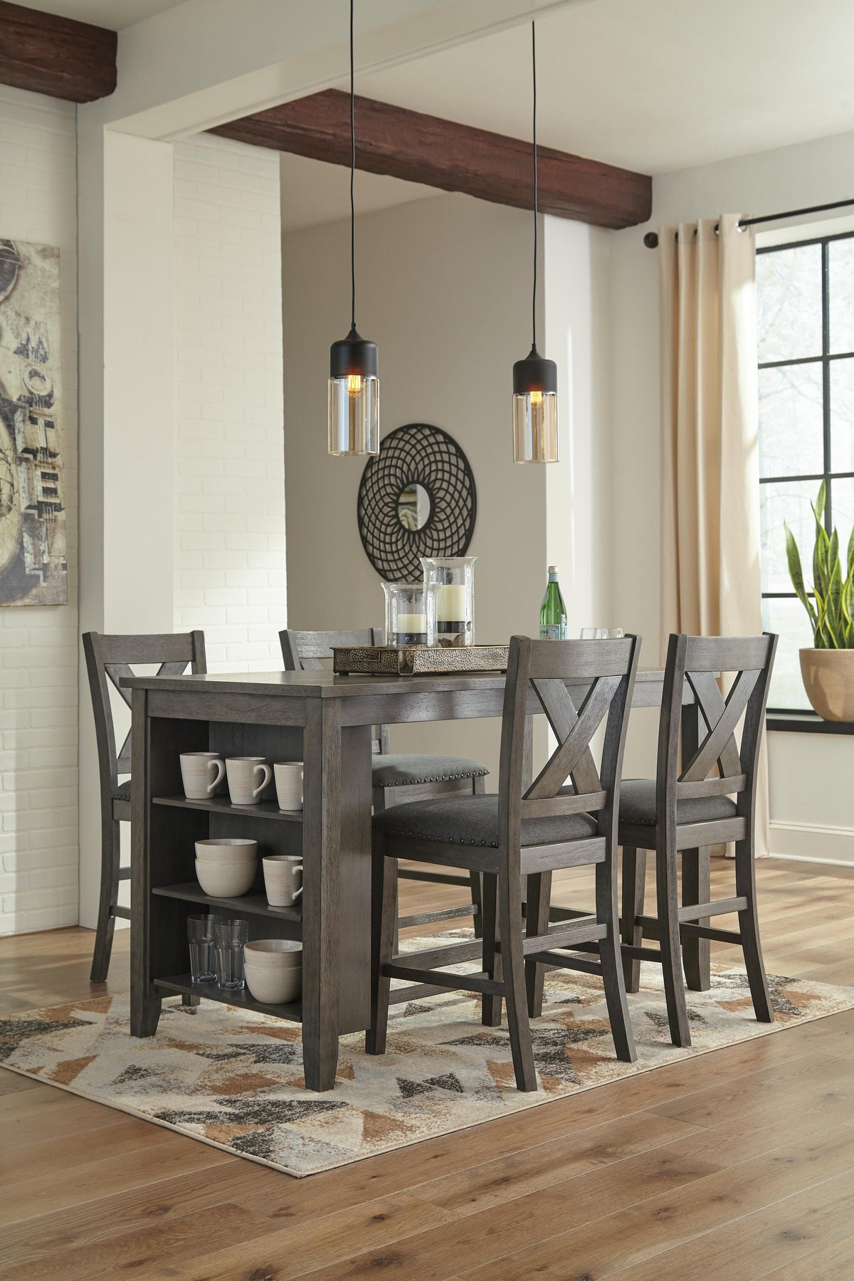 Cassio Counter Height Upholstered Bar Stool