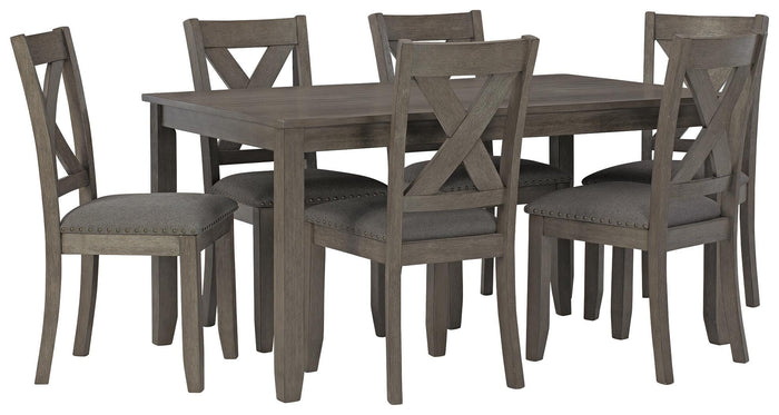 Cassio Dining Table and Chairs (Set of 7)