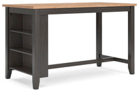 Windham Counter Height Dining Table and 4 Barstools in Natural/Brown