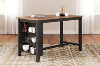 Windham Counter Height Dining Table in Natural/Brown